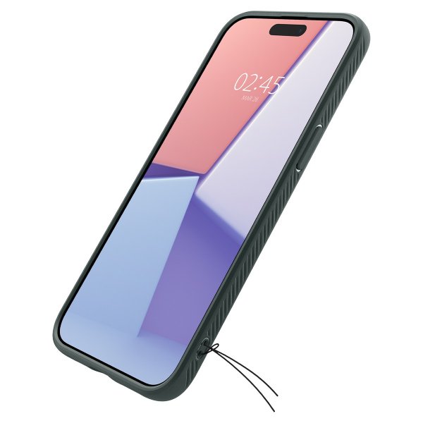 - iPhone 15 Pro Max - Skal - Liquid Air - Abyss Green