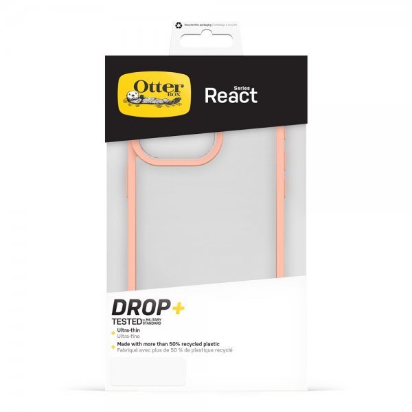 - iPhone 15 Pro Max - Skal - React - Peach Perfect