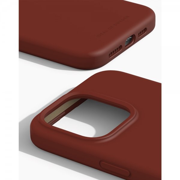 - iPhone 15 Pro Max - Skal - Silicone Case MagSafe - Dark Amber