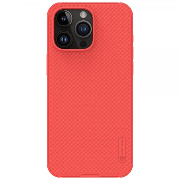 - iPhone 15 Pro Max - Skal - Super Frosted Shield Pro - Röd