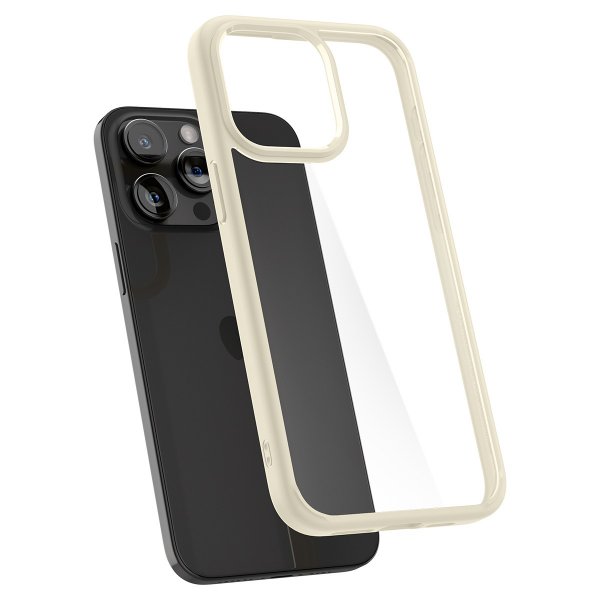- iPhone 15 Pro Max - Skal - Ultra Hybrid - Mute Beige