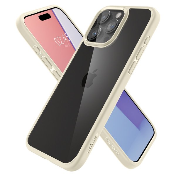 - iPhone 15 Pro Max - Skal - Ultra Hybrid - Mute Beige