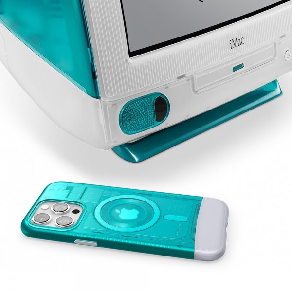 - iPhone 15 Pro - Skal - Classic C1 MagFit - Bondi Blue