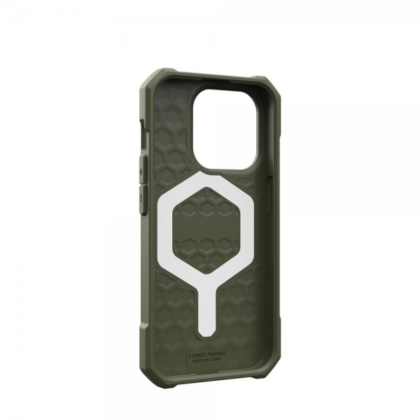 - iPhone 15 Pro - Skal - Essential Armor MagSafe - Olive Drab