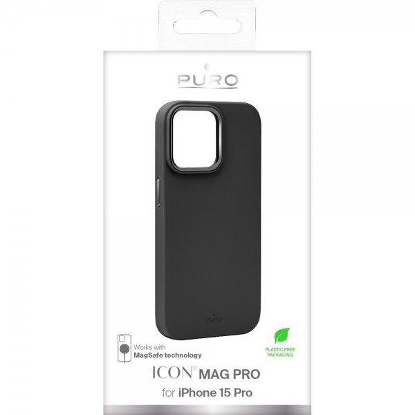 - iPhone 15 Pro - Skal - ICON Mag Pro - Svart