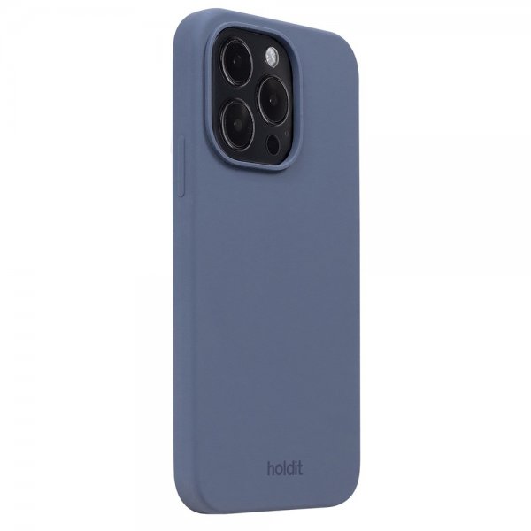 - iPhone 15 Pro - Skal - Silikon - Pacific Blue