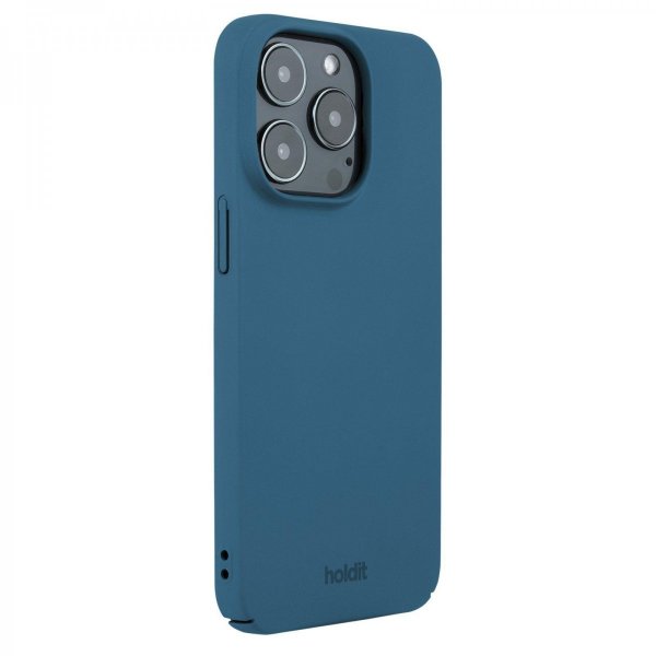 - iPhone 15 Pro - Skal - Slim Case - Denim Blue