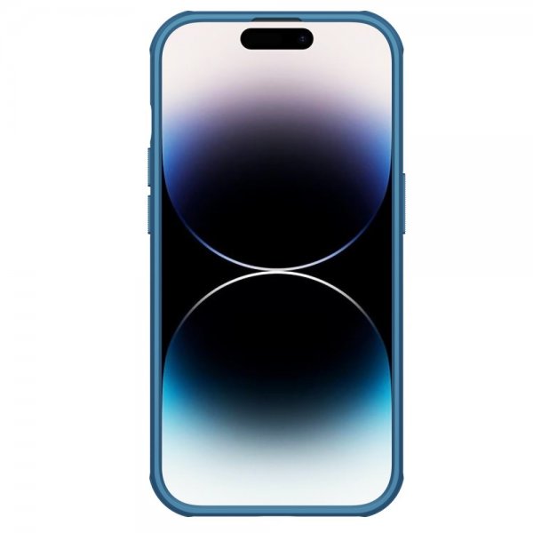 - iPhone 15 Pro - Skal - Super Frosted Shield Pro - Blå