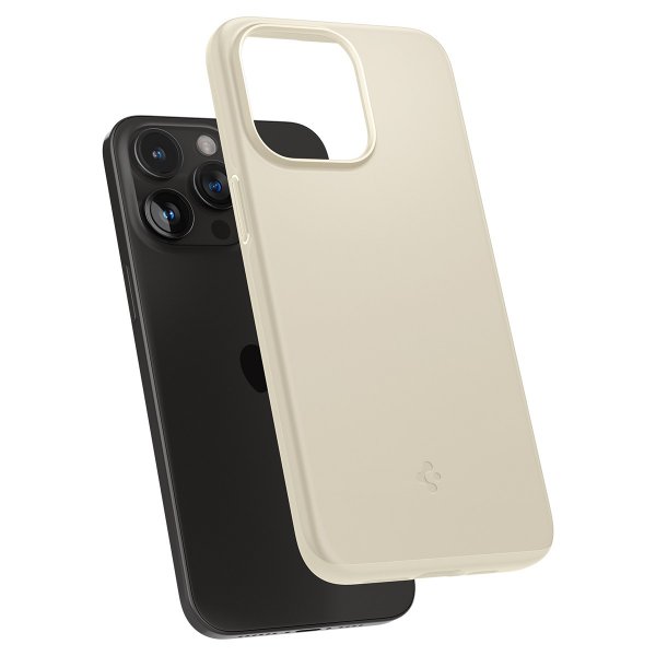 - iPhone 15 Pro - Skal - Thin Fit - Mute Beige