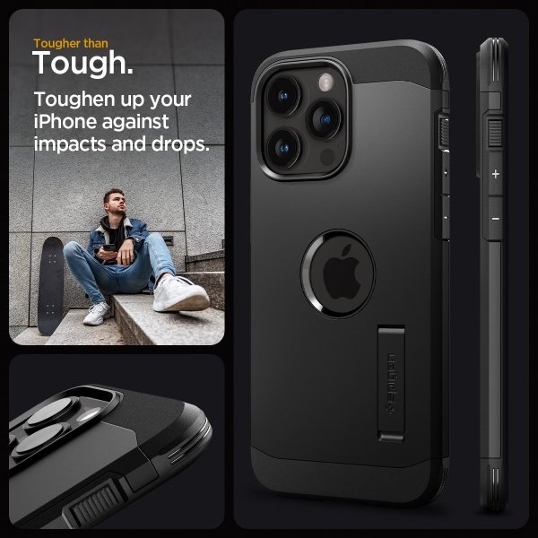 - iPhone 15 Pro - Skal - Tough Armor MagFit - Svart