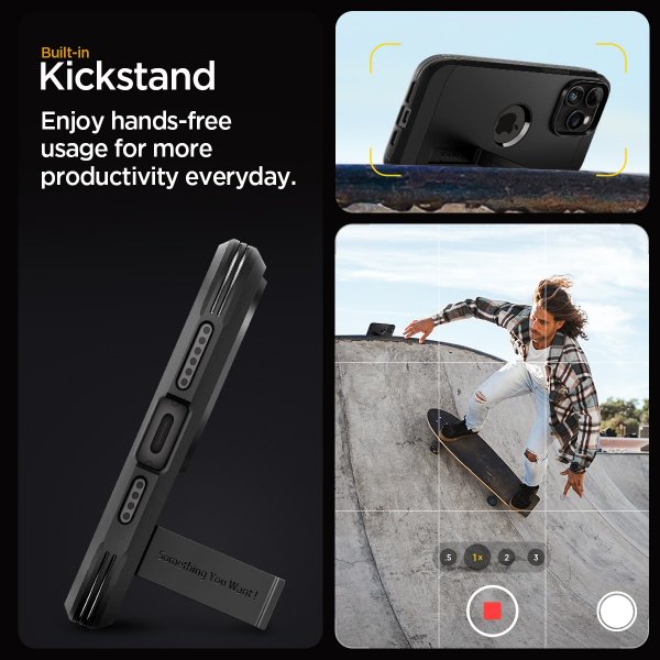 - iPhone 15 Pro - Skal - Tough Armor MagFit - Svart