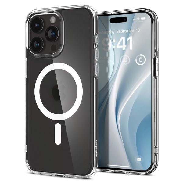 - iPhone 15 Pro - Skal - Ultra Hybrid MagFit - Frost Clear