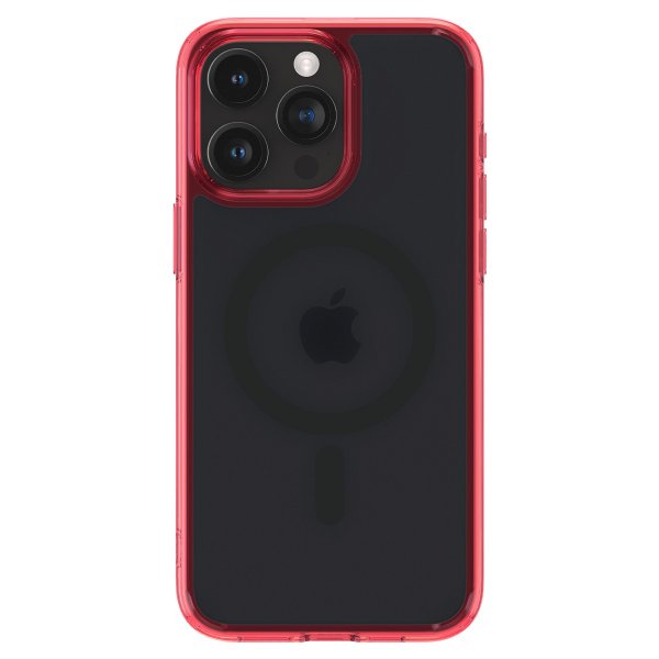 - iPhone 15 Pro - Skal - Ultra Hybrid MagFit - Frost Deep Red