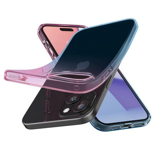 - iPhone 15 - Skal - Liquid Crystal - Gradation