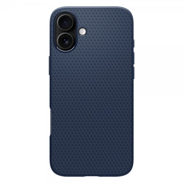 - iPhone 16 Plus - Skal - Liquid Air - Navy Blue
