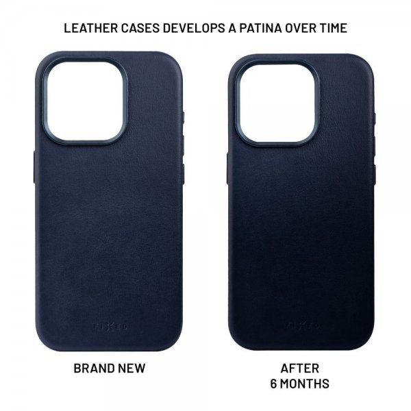 - iPhone 16 Plus - Skal - MagLeather - Blå