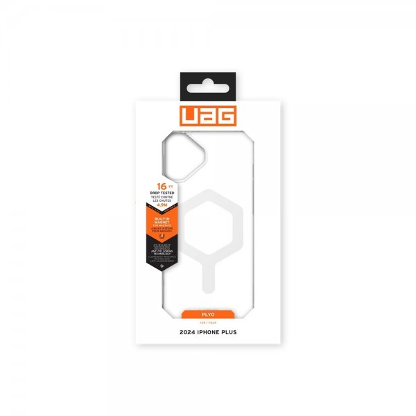 - iPhone 16 Plus - Skal - Plyo MagSafe - Vit