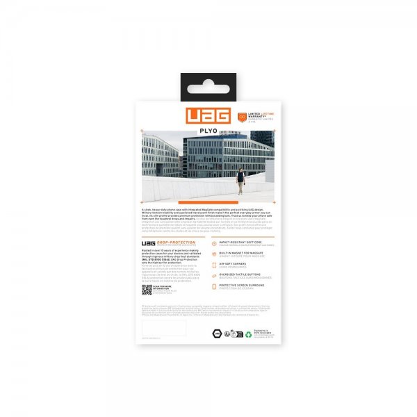 - iPhone 16 Plus - Skal - Plyo MagSafe - Vit