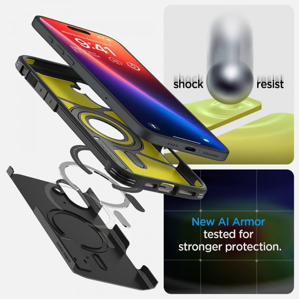 - iPhone 16 Plus - Skal - Tough Armor MagFit - Svart