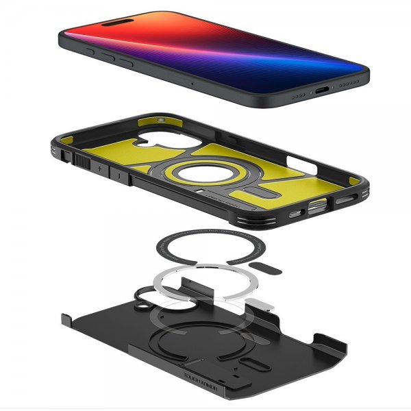 - iPhone 16 Plus - Skal - Tough Armor MagFit - Svart