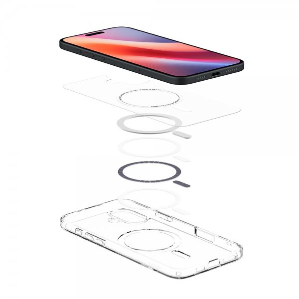 - iPhone 16 Plus - Skal - Ultra Hybrid MagFit - Vit
