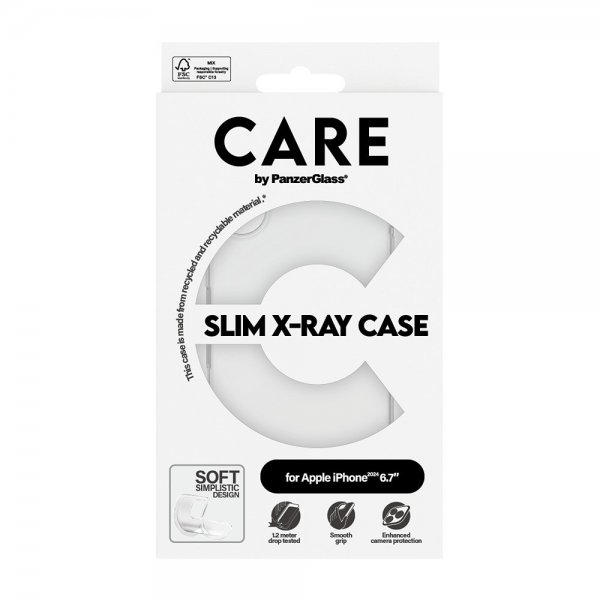 - iPhone 16 Plus - Skal - X-Ray - Transparent