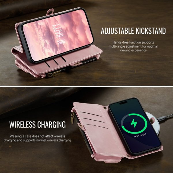 - iPhone 16 Pro - Fodral - C39 Series - Rosa