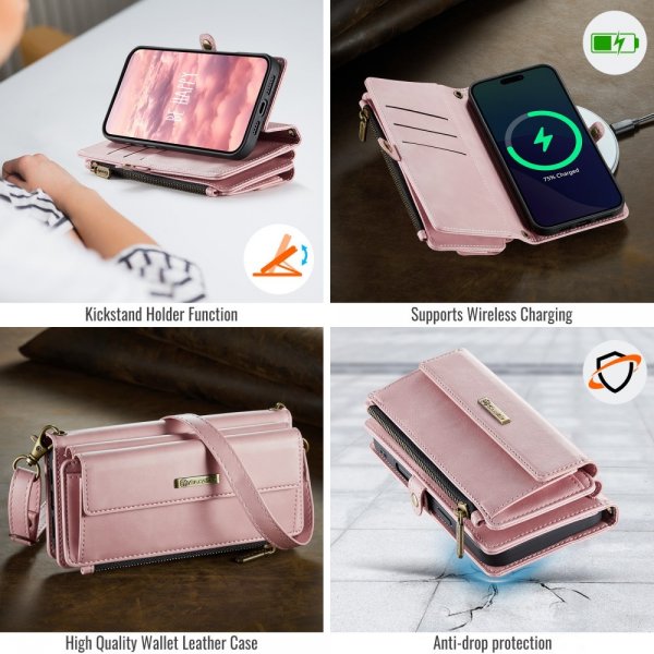 - iPhone 16 Pro - Fodral - C39 Series - Rosa