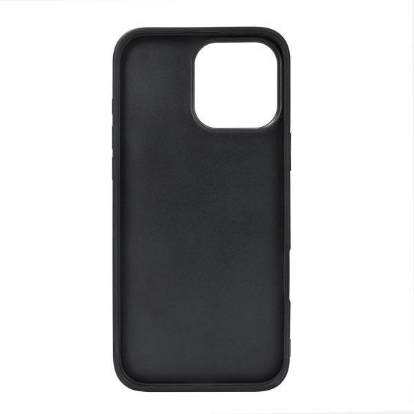 - iPhone 16 Pro Max - Skal - Äkta läder MagSeries - Svart