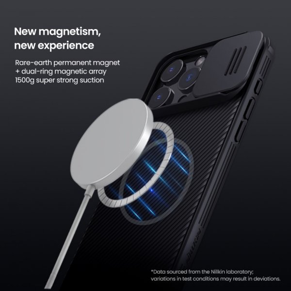 - iPhone 16 Pro Max - Skal - CamShield Pro MagSafe - Blå