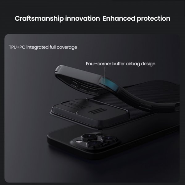 - iPhone 16 Pro Max - Skal - CamShield Pro MagSafe - Blå