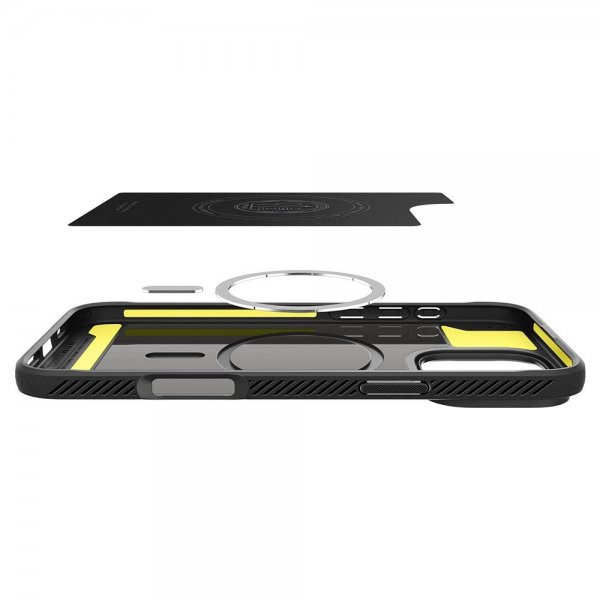 - iPhone 16 Pro Max - Skal - Rugged Armor MagFit - Matte Black