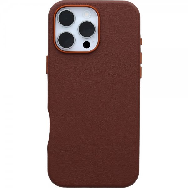- iPhone 16 Pro Max - Skal - Symmetry Cactus Leather MagSafe - Rich Adobe