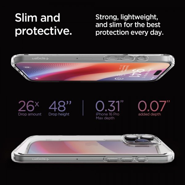 - iPhone 16 Pro Max - Skal - Ultra Hybrid - Crystal Clear