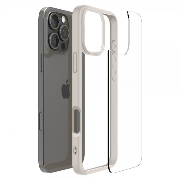 - iPhone 16 Pro Max - Skal - Ultra Hybrid - Natural Titanium