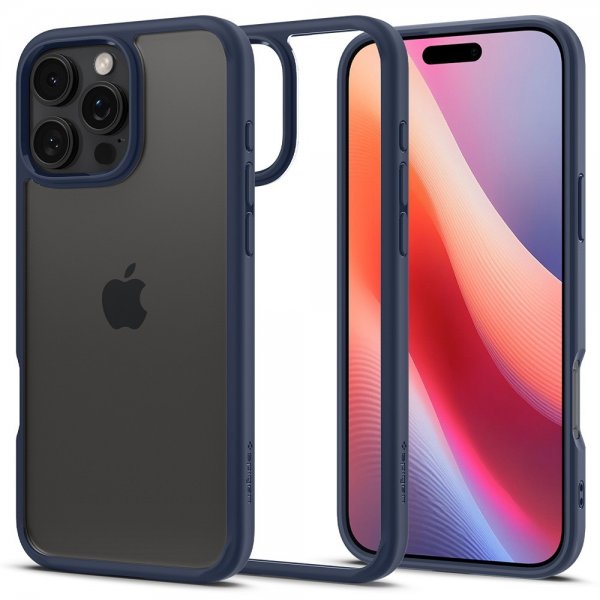 - iPhone 16 Pro Max - Skal - Ultra Hybrid - Navy Blue