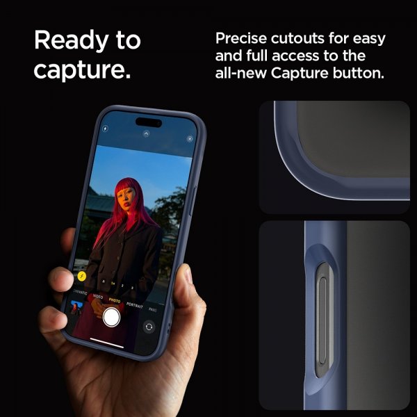 - iPhone 16 Pro Max - Skal - Ultra Hybrid - Navy Blue