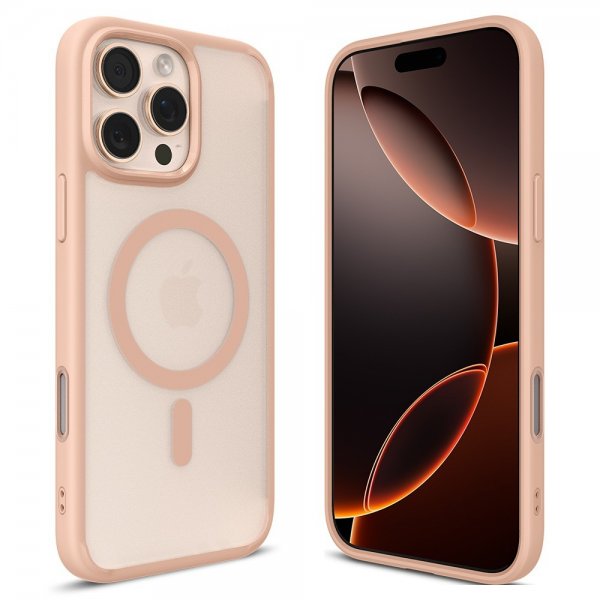 - iPhone 16 Pro Max - Skal - Ultra Hybrid T MagFit - Frost Rose Titanium
