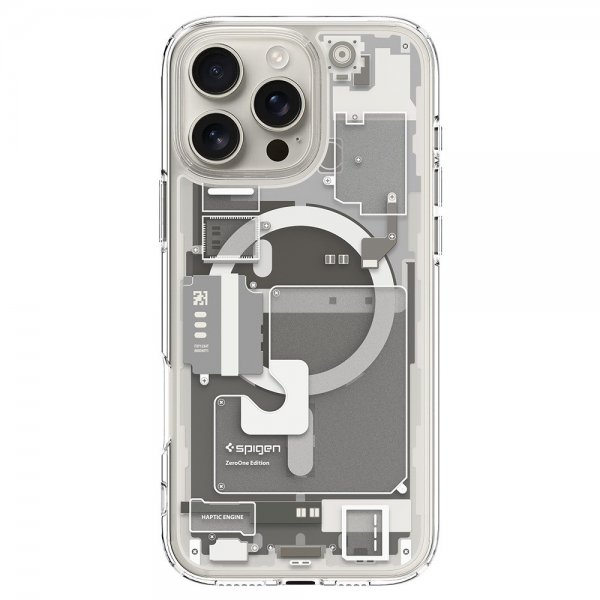 - iPhone 16 Pro Max - Skal - Ultra Hybrid Zero One MagFit - Natural Titanium