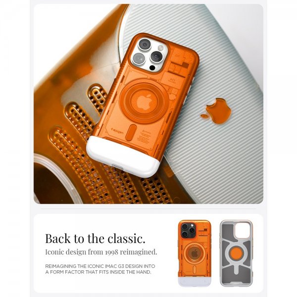 - iPhone 16 Pro - Skal - Classic C1 MagFit - Tangerine