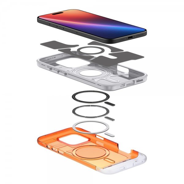 - iPhone 16 Pro - Skal - Classic C1 MagFit - Tangerine