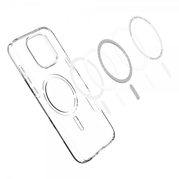 - iPhone 16 Pro - Skal - Liquid Crystal MagFit - Crystal Clear