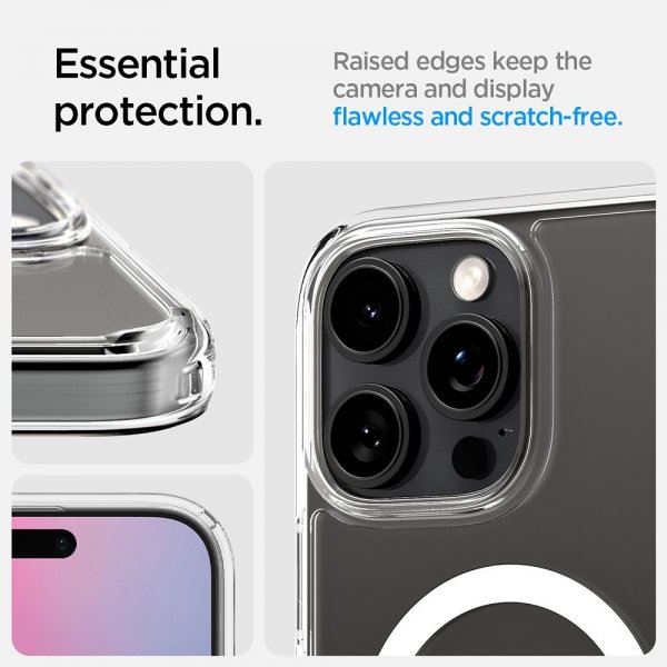 - iPhone 16 Pro - Skal - Ultra Hybrid T MagFit - Clear White