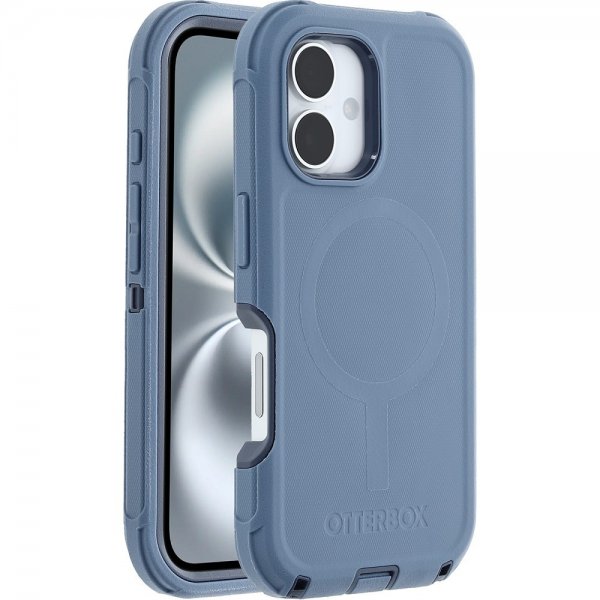 - iPhone 16 - Skal - Defender MagSafe - Baby Blue Jeans
