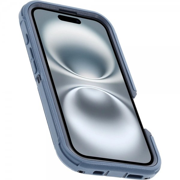 - iPhone 16 - Skal - Defender MagSafe - Baby Blue Jeans