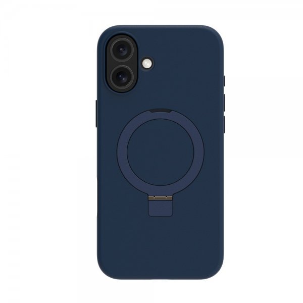 - iPhone 16 - Skal - Iceland Ultra D3O MagSafe Kickstand - Blå