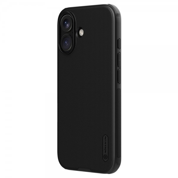 - iPhone 16 - Skal - Super Frosted Shield Pro MagSafe - Svart