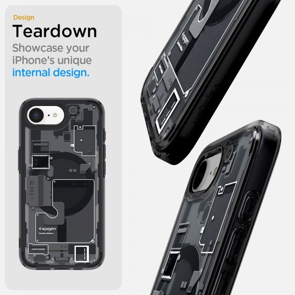 - iPhone 16e/iPhone 17e - Skal - Ultra Hybrid Zero One MagFit - Svart