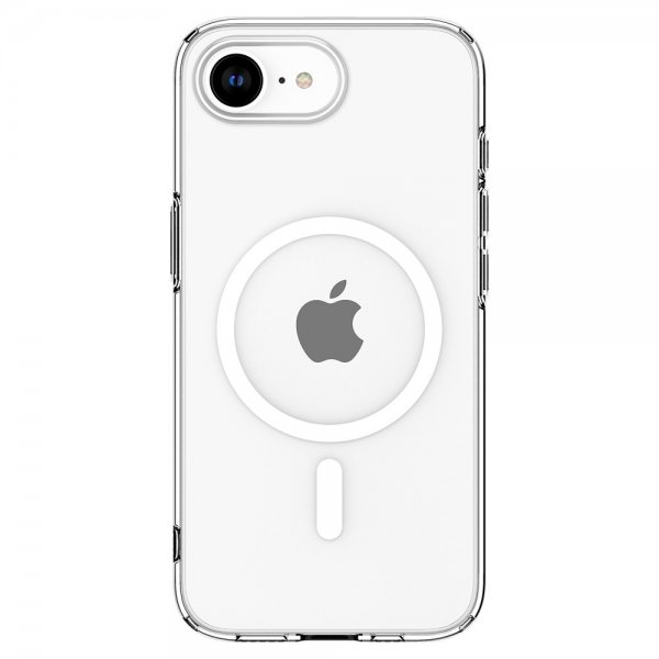 - iPhone 16e/17e - Skal - Liquid Crystal MagFit - Clear White