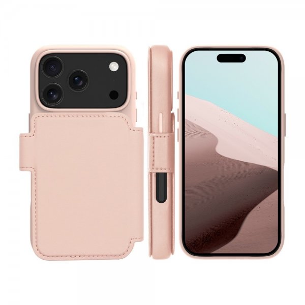 - iPhone 17 Pro - Fodral - Lynge MagSafe ICON - Pink Sand